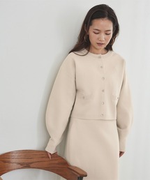 titivate | ﾎﾞｯｸｽｼﾙｴｯﾄﾆｯﾄｶｰﾃﾞｨｶﾞﾝ(カーディガン/ボレロ)