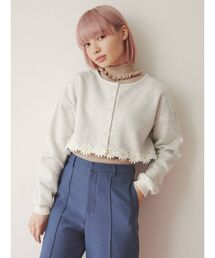 merry jenny | おはな咲いたスウェットカーディガン(カーディガン/ボレロ)