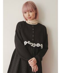 merry jenny | おはな咲いたスウェットカーディガン(カーディガン/ボレロ)