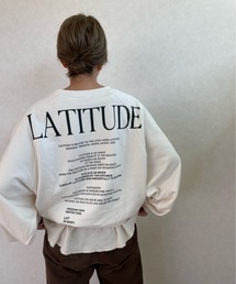 y/m by misato | バックロゴプリントラグランスウェット(スウェット)