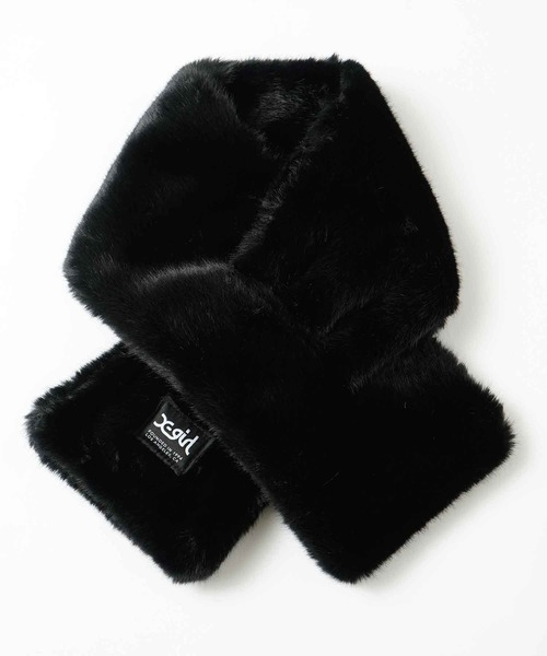 X-girl（エックスガール）の「ECO FUR SCARF（マフラー）」 - WEAR