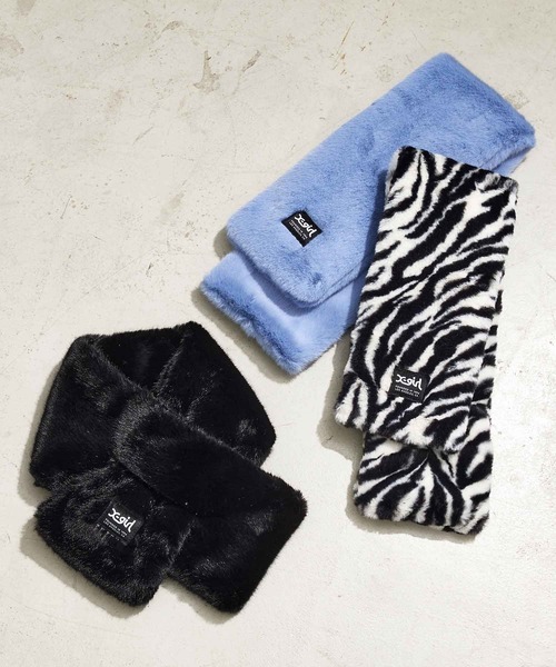 X-girl（エックスガール）の「ECO FUR SCARF（マフラー）」 - WEAR