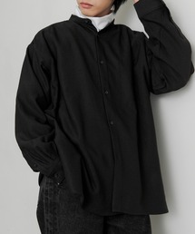 SENSE OF PLACE by URBAN RESEARCH | ウールライクバンドカラールーズシャツ(シャツ/ブラウス)