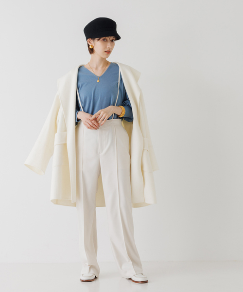 Rouge vif（ルージュヴィフ）の「ショールカラーリバーコート（その他