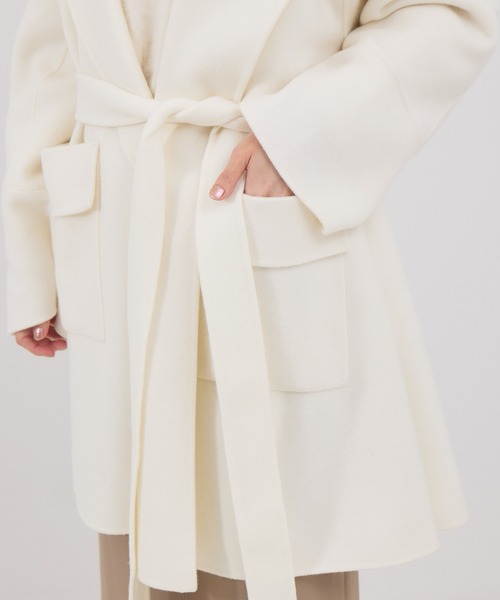 Rouge vif（ルージュヴィフ）の「ショールカラーリバーコート（その他