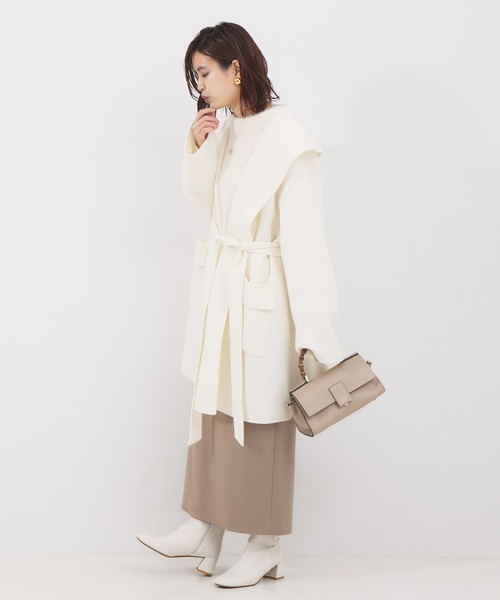 Rouge vif（ルージュヴィフ）の「ショールカラーリバーコート（その他