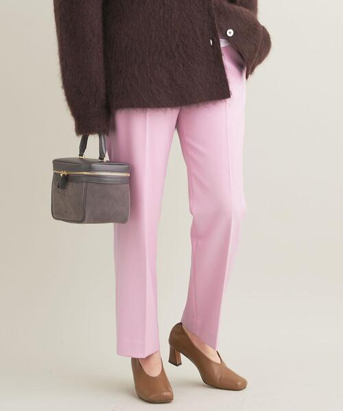 BEAUTY&YOUTH UNITED ARROWS（ビューティーアンドユースユナイテッドアローズ）の「ポリエステル ツイードライクスリムストレート パンツ -ウォッシャブル-（その他パンツ・レディース・ネイビー/ピンク/コバルトブルー/その他3・S/M/L）」の6枚目の写真