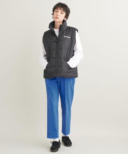 BEAUTY&YOUTH UNITED ARROWS（ビューティーアンドユースユナイテッドアローズ）の「ポリエステル ツイードライクスリムストレート パンツ -ウォッシャブル-（その他パンツ・レディース・ネイビー/ピンク/コバルトブルー/その他3・S/M/L）」の8枚目の写真