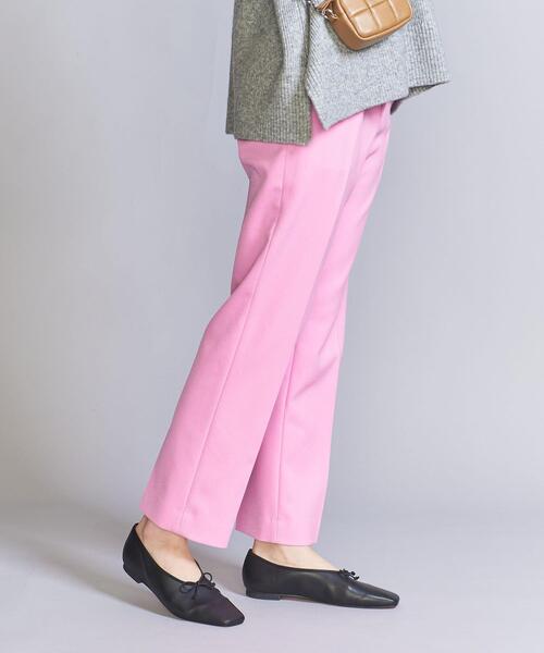 BEAUTY&YOUTH UNITED ARROWS（ビューティーアンドユースユナイテッドアローズ）の「ポリエステル ツイードライクスリムストレート パンツ -ウォッシャブル-（その他パンツ・レディース・ネイビー/ピンク/コバルトブルー/その他3・S/M/L）」の13枚目の写真