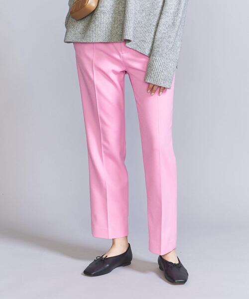 BEAUTY&YOUTH UNITED ARROWS（ビューティーアンドユースユナイテッドアローズ）の「ポリエステル ツイードライクスリムストレート パンツ -ウォッシャブル-（その他パンツ・レディース・ネイビー/ピンク/コバルトブルー/その他3・S/M/L）」の14枚目の写真