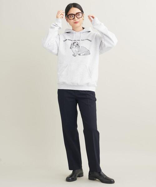 BEAUTY&YOUTH UNITED ARROWS（ビューティーアンドユースユナイテッドアローズ）の「ポリエステル ツイードライクスリムストレート パンツ -ウォッシャブル-（その他パンツ・レディース・ネイビー/ピンク/コバルトブルー/その他3・S/M/L）」の16枚目の写真