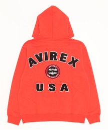 Avirex usa avirex パーカー オレンジ アヴィレックス AVIREX VARSITY