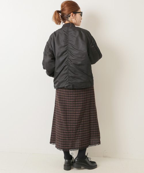 Spick & Span(スピックアンドスパン)の「ツイードAラインスカート(スカート・レディース・ブラック/ブラウン・38/36)」の14枚目の写真