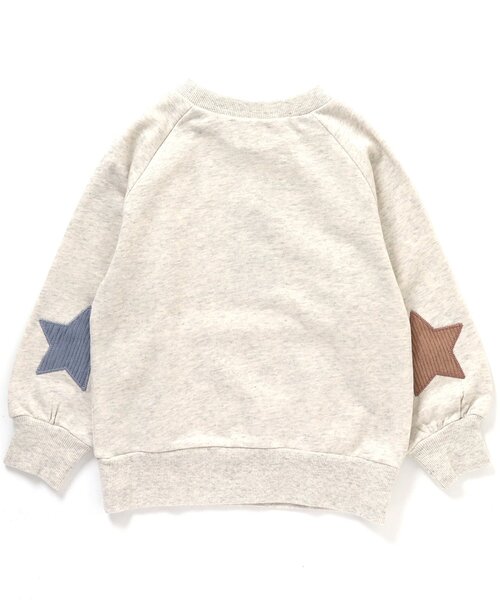 BREEZE（ブリーズ）の「【裏毛】スターパッチトレーナー（スウェット・キッズ・オレンジ/ミント/ライム/アイボリー/ブルー/チャコール/ベージュ・100/90/110/120/130/140/80）」の22枚目の写真