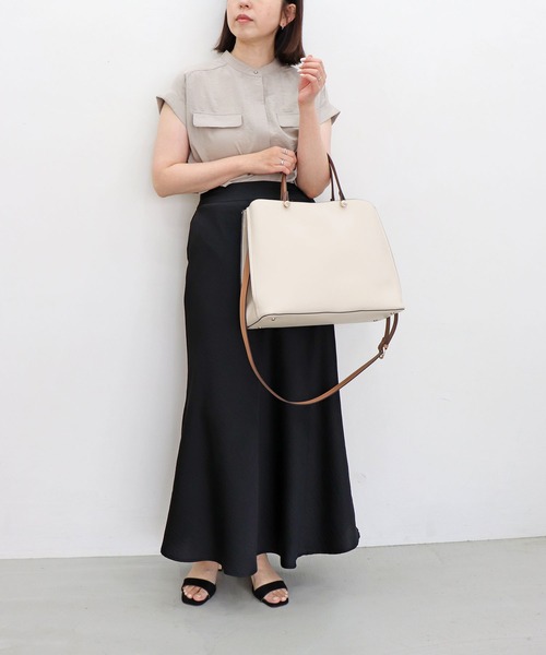 clavia様　 トートバッグ　&シンプルパンツL ハンドメイド CLIVIA / 横型A4トートバッグ（トートバッグ）｜MIAN （ミアン