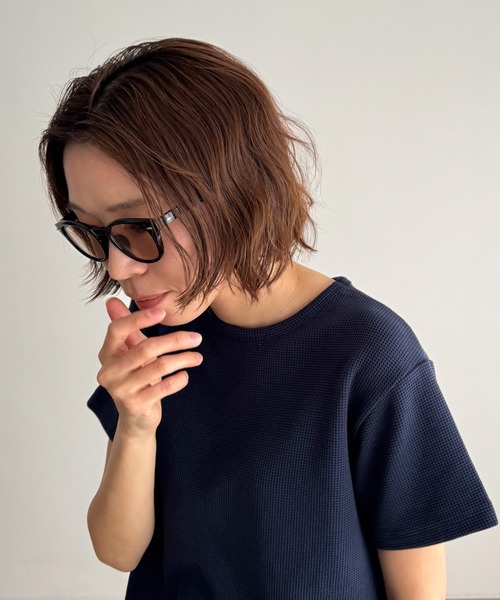 CANAL JEAN(キャナルジーン)の「Dume ウェリントンメガネ(メガネ・レディース・ブラック/ブラック×グリーン/ブラウン/ブラック×グレー・ONE SIZE)」の15枚目の写真