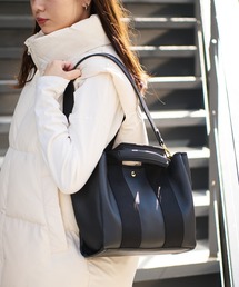 cache cache | cache cache 太ショルダー付き2way トートバッグ(トートバッグ)