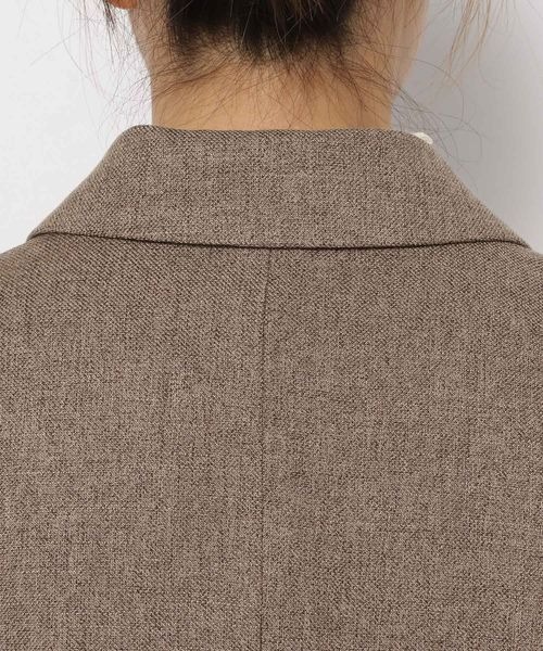 mysty woman（ミスティウーマン）の「無地チェックテーラードジャケット 126962（テーラードジャケット・レディース・モカ/ブラウン系その他/ベージュ系その他・FREE）」の15枚目の写真