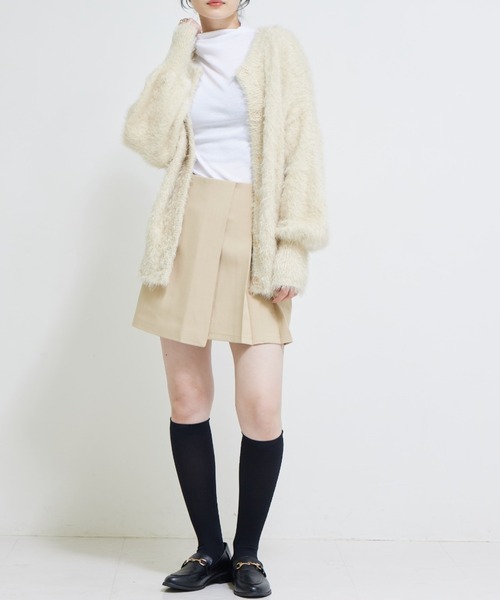 ボリュームシャギーニットカーディガン（カーディガン/ボレロ）｜solleim（ソルレム）