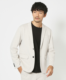 ABAHOUSE GRAY | 【セットアップ対応】杢 ニット ツイル ジャケット(テーラードジャケット)