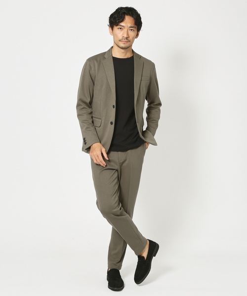 ABAHOUSE GRAY(アバハウスグレイ)の「【セットアップ対応】杢 ニット ツイル ジャケット(テーラードジャケット・メンズ・チャコールグレー/モカ/ネイビー/グレイッシュベージュ・44/46/48/50)」の17枚目の写真