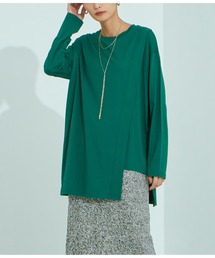 Settimissimo | シルケット天竺レイヤードロングTシャツ(Tシャツ/カットソー)