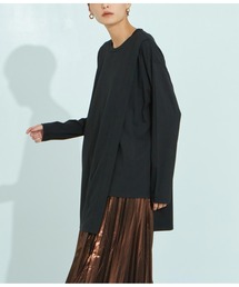 Settimissimo | シルケット天竺レイヤードロングTシャツ(Tシャツ/カットソー)