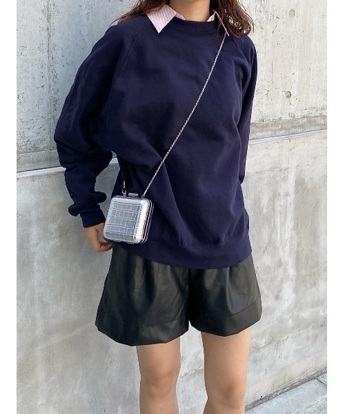 MOUSSY（マウジー）の「USEFUL LONG SLEEVE シャツ（シャツ/ブラウス・レディース・ホワイト/グリーン系その他/ピンク系その他・FREE）」の6枚目の写真