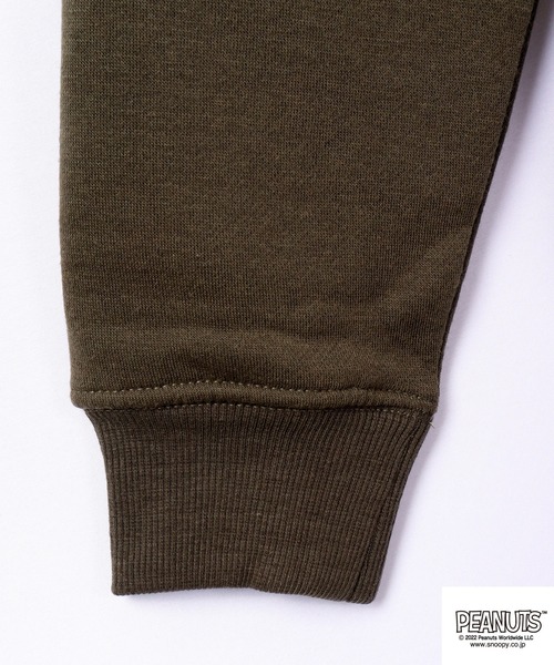 PEANUTS（ピーナッツ）の「PEANUTS スヌーピー/チャーリーブラウン 裏起毛スウェットトレーナー（スウェット・レディース・ラベンダー/ベージュ系その他/グリーン系その他/ワイン/オートミール/ホワイト系その他/オフホワイト/カーキ・L/LL/M）」の19枚目の写真