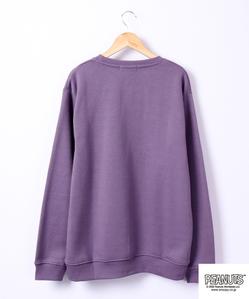 PEANUTS（ピーナッツ）の「PEANUTS スヌーピー/チャーリーブラウン 裏起毛スウェットトレーナー（スウェット・レディース・ラベンダー/ベージュ系その他/グリーン系その他/ワイン/オートミール/ホワイト系その他/オフホワイト/カーキ・L/LL/M）」の22枚目の写真