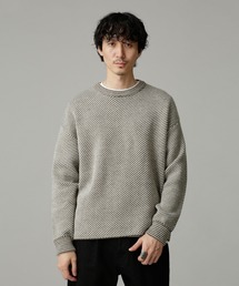NANO universe | LB.03/ウールミックスダイアゴナルニット(ニット/セーター)