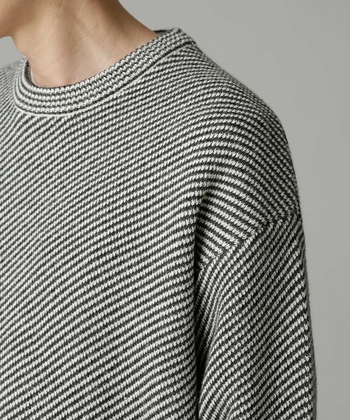 NANO universe(ナノユニバース)の「LB.03/ウールミックスダイアゴナルニット(ニット/セーター・メンズ・その他1/その他2/その他3・S/M/L)」の5枚目の写真