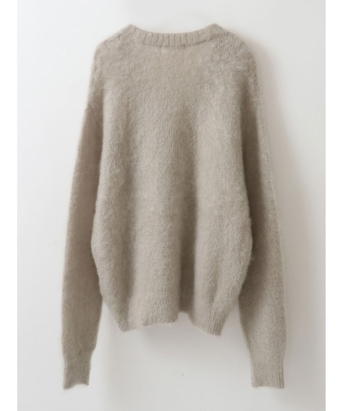 enchainement（アンシェヌマン）の「Brushed Mohair V-neck PO（ニット/セーター・レディース・ブラック/ベージュ・フリー）」の12枚目の写真