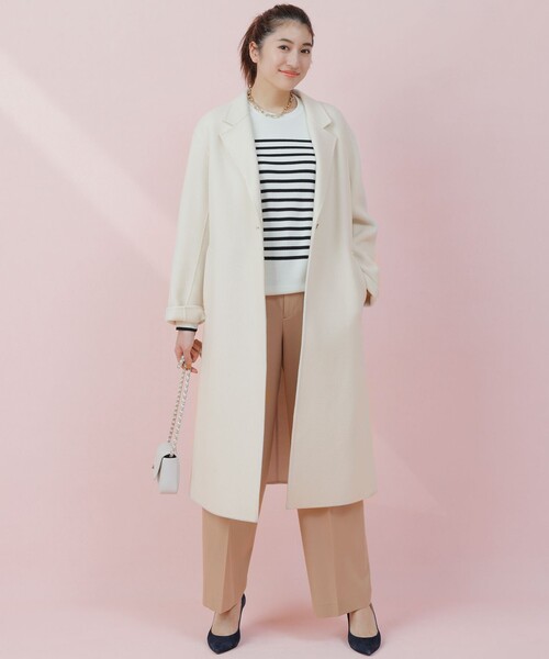 23区（ニジュウサンク）の「ウールリバー ロングコート（チェスター