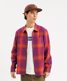 Saturdays NYC | Ryan Zip Front Plaid Flannel Shirt(シャツ/ブラウス)