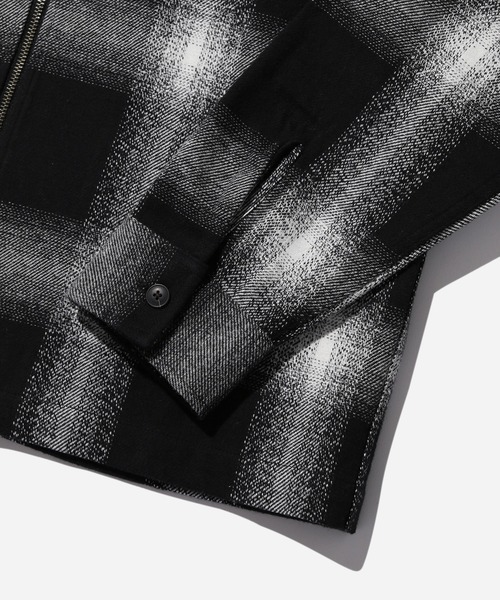 Saturdays NYC（サタデーズ ニューヨークシティ ）の「Ryan Zip Front Plaid Flannel Shirt（シャツ/ブラウス・メンズ・ブラック/ブルー/パープル・XL/L/M/X-SMALL/S）」の20枚目の写真