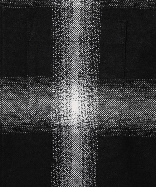 Saturdays NYC（サタデーズ ニューヨークシティ ）の「Ryan Zip Front Plaid Flannel Shirt（シャツ/ブラウス・メンズ・ブラック/ブルー/パープル・XL/L/M/X-SMALL/S）」の21枚目の写真