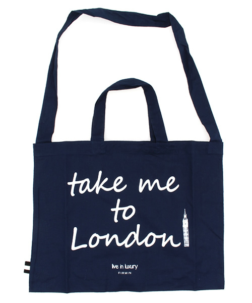 OUVRAGE CLASSE（ウヴラージュクラス）の「プリントトートバッグ（ショルダーバッグ・レディース・ホワイト/ピンク/ブルー/オレンジ/ネイビー・FREE）」の3枚目の写真