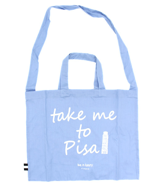 OUVRAGE CLASSE（ウヴラージュクラス）の「プリントトートバッグ（ショルダーバッグ・レディース・ホワイト/ピンク/ブルー/オレンジ/ネイビー・FREE）」の4枚目の写真