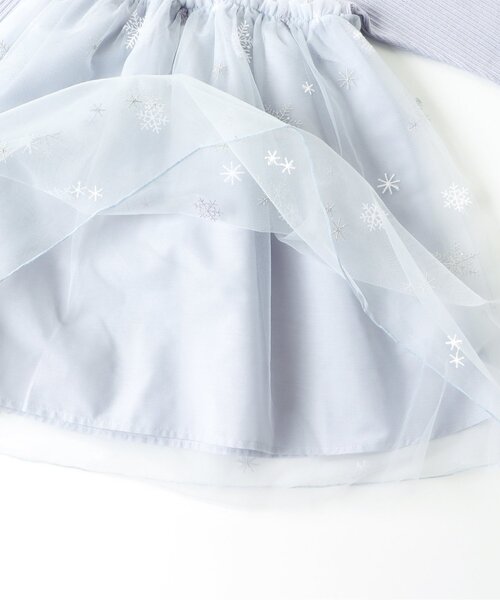 apres les cours（アプレレクール）の「snowflakeワンピース（ワンピース・キッズ・サックスブルー/ピンク・130/140/100/110/80/90/120）」の14枚目の写真