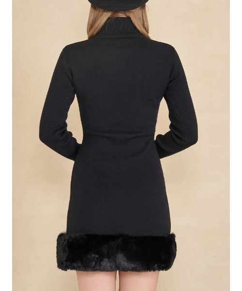 ファードッキングニットミニワンピース（ワンピース）｜Darich