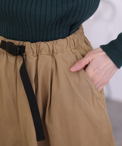ElegChic(エレグシック)の「ウエストアジャスター付きマキシ スカート (スカート・レディース・ブラック/ベージュ/カーキ・4L/XXL/L/XL/M)」の18枚目の写真