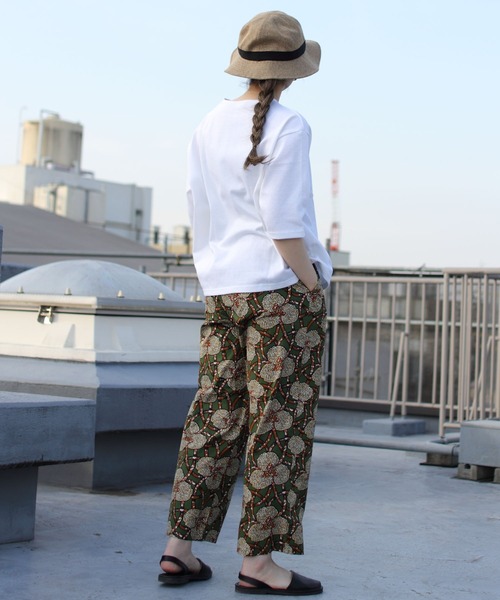 ORCIVAL(オーシバル)の「ORCIVAL/オーシバル コットンロード ワイドボートネックハーフスリーブ ソリッド WIDE BOATNECK HALFSLEEVE SOLID B248 23SS(Tシャツ/カットソー・レディース・ブラック/ナチュラル/ホワイト・1)」の11枚目の写真