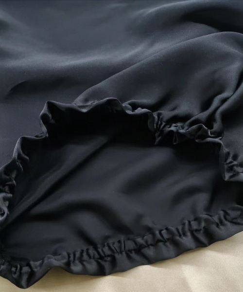 Esime（エシミー）の「シルク100％ ロング対応 ナイトキャップ（その他ルームウェア・レディース・ベージュ/ネイビー/ブラウン/グレー/ピンク/ベージュ系その他/ブラック/サーモンピンク/ピンクベージュ/ライラック・FREE）」の12枚目の写真