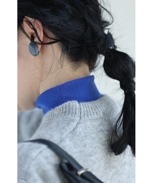 cawaii（カワイイ）の「色足しカラーレイヤードシアーインナーハイネック　イロタス（Tシャツ/カットソー・レディース・オレンジ/パープル/グリーン/サーモンピンク/イエロー・S-M）」の12枚目の写真