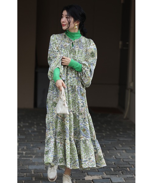 cawaii（カワイイ）の「色足しカラーレイヤードシアーインナーハイネック　イロタス（Tシャツ/カットソー・レディース・オレンジ/パープル/グリーン/サーモンピンク/イエロー・S-M）」の16枚目の写真