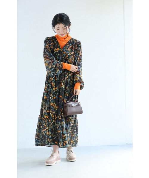 cawaii（カワイイ）の「色足しカラーレイヤードシアーインナーハイネック　イロタス（Tシャツ/カットソー・レディース・オレンジ/パープル/グリーン/サーモンピンク/イエロー・S-M）」の21枚目の写真