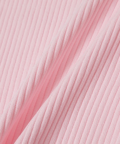 mici（ミチ）の「(mici)スリットネックプルオーバー（ニット/セーター・レディース・ブラック/ピンク・FREE）」の20枚目の写真