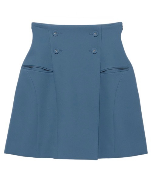 eimy istoire フロントボタンカラーミニスカート フロントボタンカラーミニスカート（スカート）｜eimy istoire