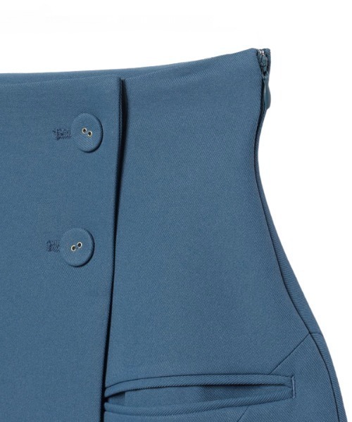 【セール】フロントボタンカラーミニスカート（スカート）｜eimy istoire（エイミーイストワール）